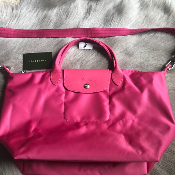 longchamp le pliage neo pink